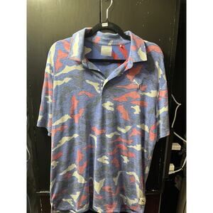 Puma Men’s Camo Print Polo Shirt
